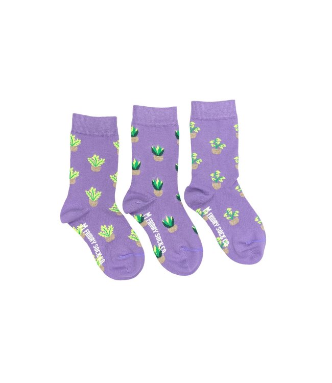 Kid's Socks | Plants |Ages 8-12 (shoe size 3-6)
