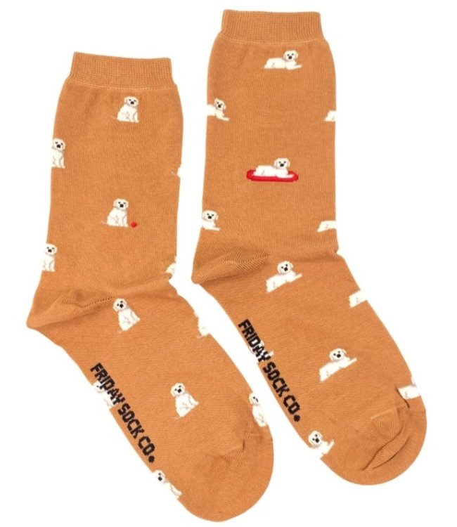 Women's Socks | Tiny Golden Dogs| Women's 5-10