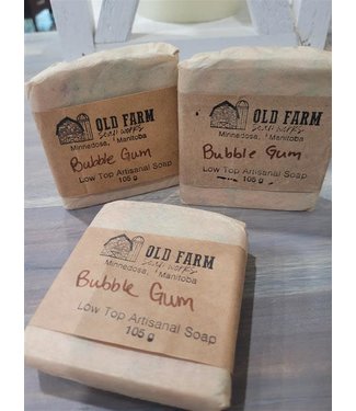 Old Farm Soap Works (C) Bubble Gum Soap Bar 105g