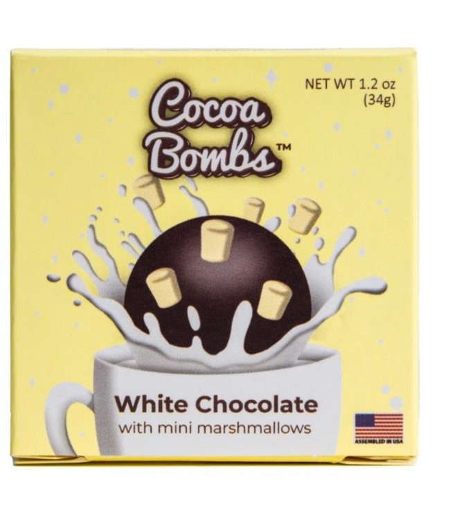 White Chocolate Cocoa Bombs-1 pack