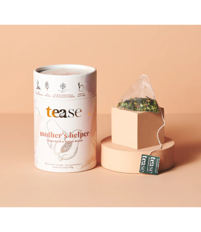 Mothers Helper, Energy Tea Blend | Compostable Pyramid Bags