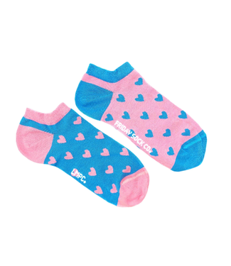 Friday Sock Co. Women's Ankle Socks | Hearts Inverted | Eco Friendly | 5-10