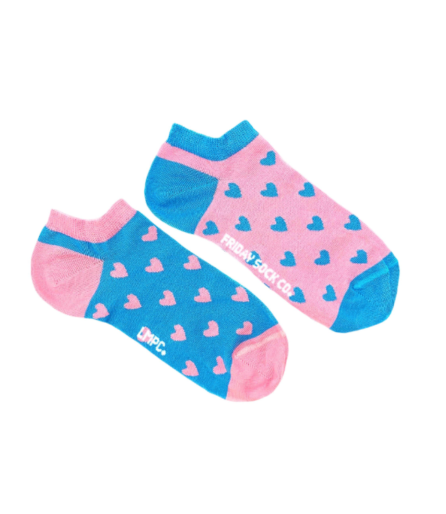 Women's Ankle Socks | Hearts Inverted | Eco Friendly | 5-10