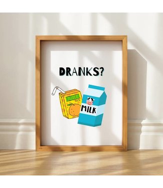 Buffalovely Dranks? Matte Poster Print | 11*14