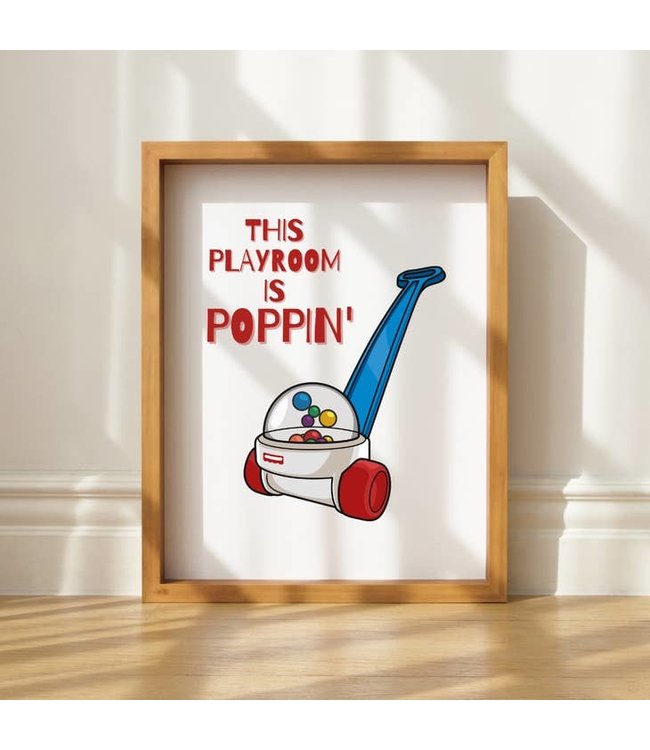 Poppin' Playroom Matte Poster Print | 11*14