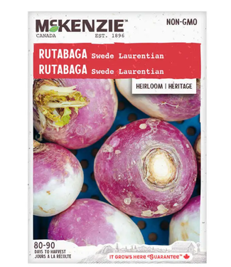 Mckenzie Mckenzie Rutabaga Swede Laurentian Seed Packet