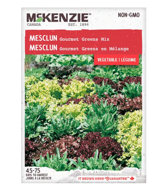 Mckenzie Mesclun Gourmet Greens Mix Seed Packet