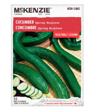 Mckenzie Cucumber Spring Burpless Seed Packet