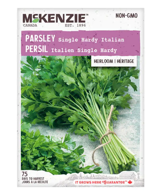 Mckenzie Herb Parsley Single Hardy Italian Heirloom Seed Packet