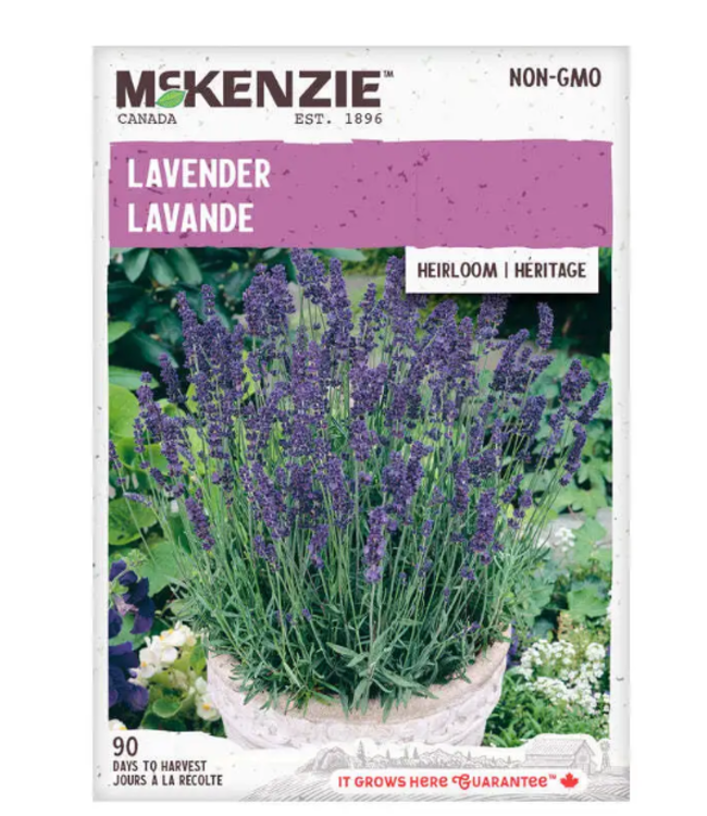 Mckenzie  Lavander Heirloom Seed Packet