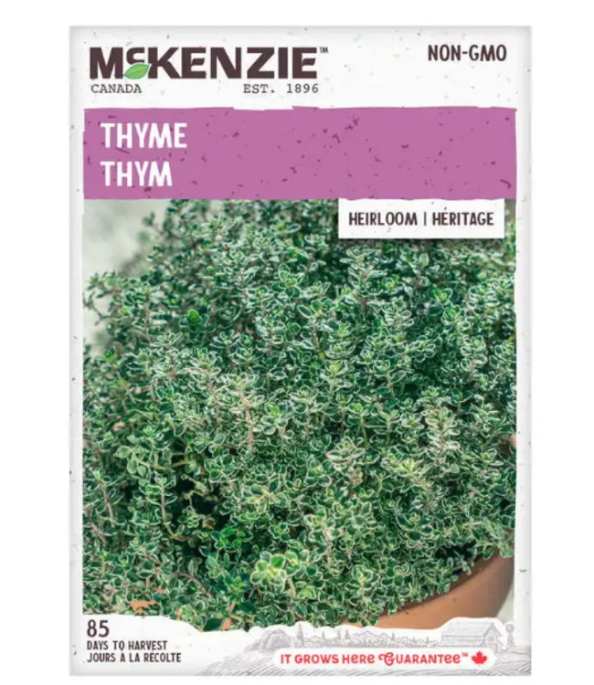 Mckenzie Herb Thyme Heirloom Seed Packet