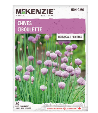 Mckenzie Chives Ciboulette Seed Packet