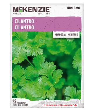 Mckenzie Cilantro Heirloom Seed Packet