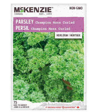 Mckenzie Herb Parsley Champion Moss Curled Seed Packet