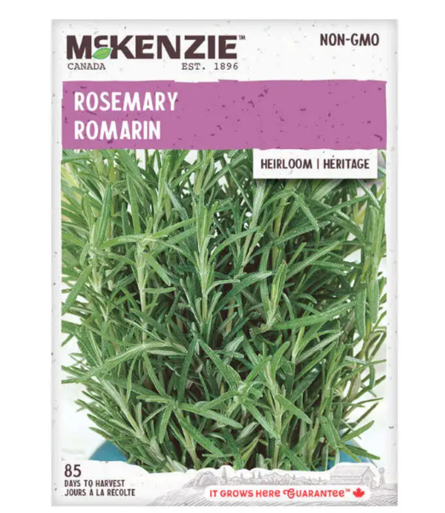 Mckenzie Herb Rosemary Heirloom Seed Packet