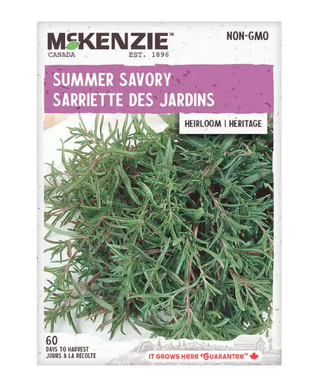 Mckenzie Herb Summer Savory Heirloom Seed Packet