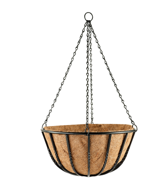 14" Blacksmith Hanging Basket With Coco Liner