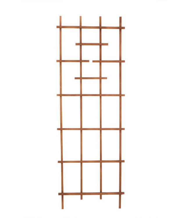 Wood Ladder Trellis 72" Brown