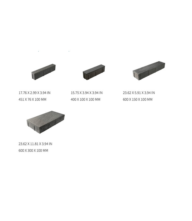 Barkman Broadway Contour Paver 100mm