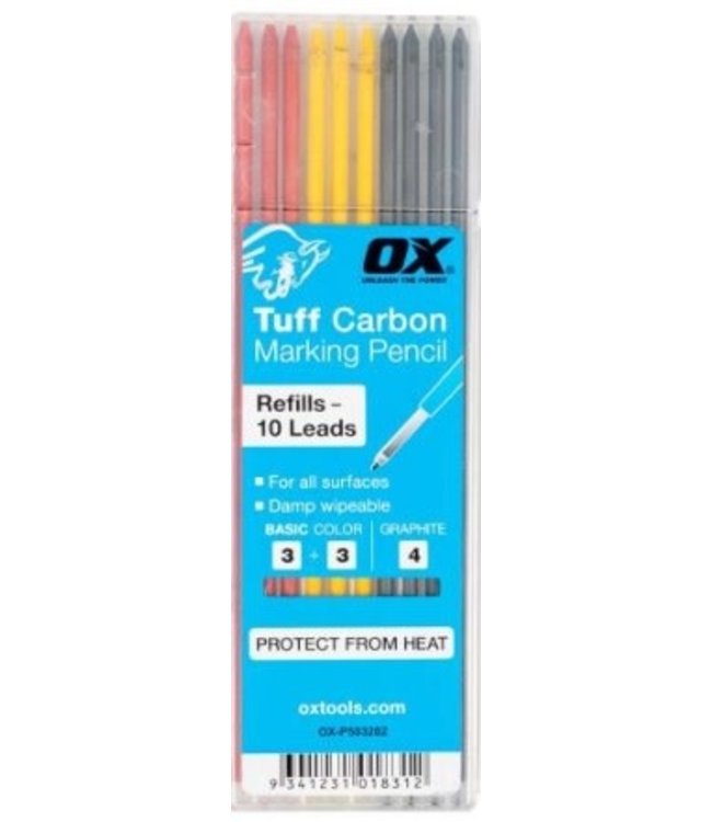 Ox Tuff Carbon Refills Basic Colour and Graphite leads single