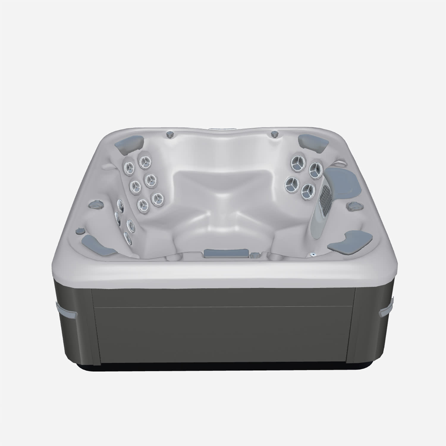 Bullfrog Spas Custom X7 Storm Ash Livingstone Outdoor