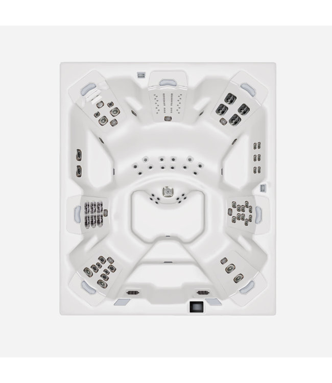 Bullfrog Spas Custom M9 Whitewash - Solitude