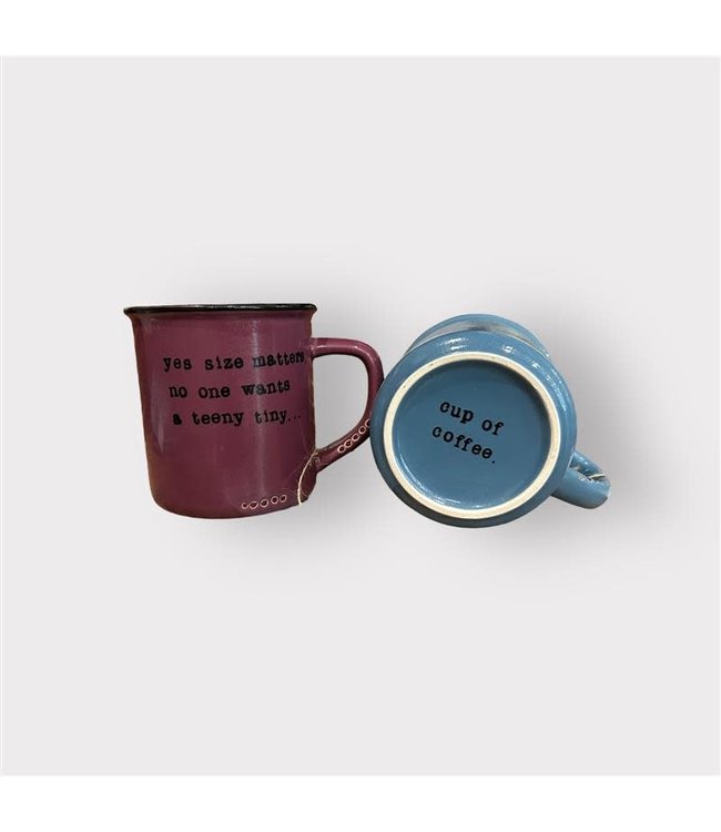 Yes Size Matters. No One Wants a Teeny, Tiny…. Cup of Coffee Mug