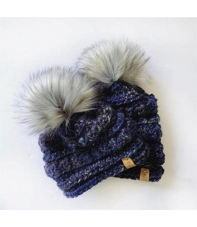 Night Shadow Bobble Beanie