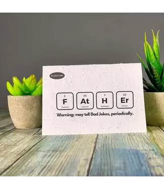 Plantable Greetings The Table of Fathers Plantable Greeting Card | Wildflowers