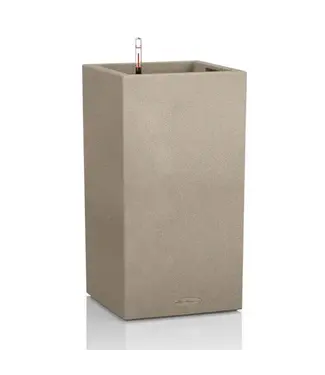 Lechuza Self Watering Planters LECHUZA CANTO Stone High Poly Resin Tall Floor Planter | CANTO Stone 30 / Sand Beige