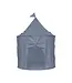 Recycled Fabric Play Tent Castle - Solid Blue
