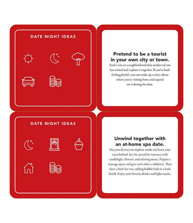 Couple'S Date Night Scratch-Off Cards