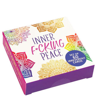 Peter Pauper Press Inner F*Cking Peace Motivational Cards (60 Pack)