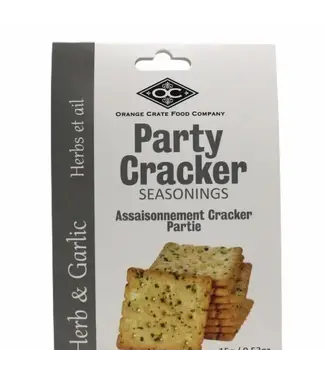 Orange Crate Food Company Party Cracker Seasoning Herb & Garlic