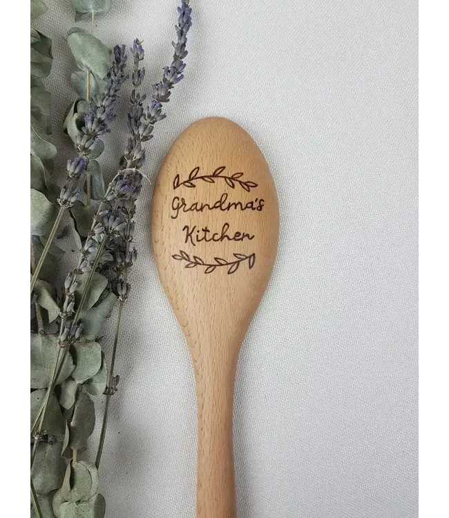 Grandma's Kitchen Wooden Spoon