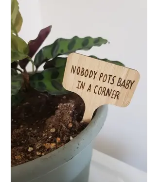 Burn It Down Woodworks (c) Plant Tag