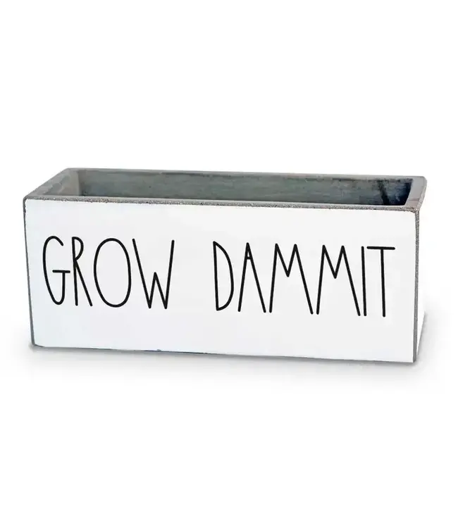 Grow Dammit | Succulent Pot
