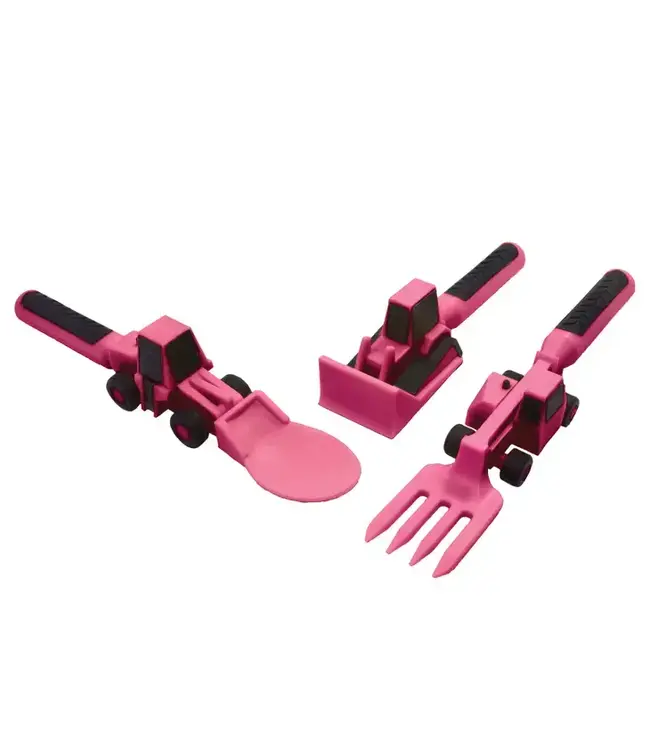 Pink Construction Utensils - Set of 3
