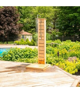 Leisurecraft Canadian Timber Sierra Outdoor Pillar Shower