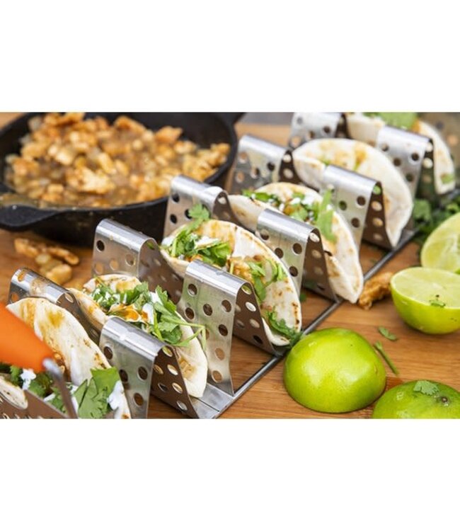 Blackstone 2pk Stainless Steel Taco Rack Livingstone Outdoor