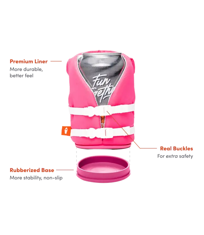The Buoy - Party Pink Beverage Vest