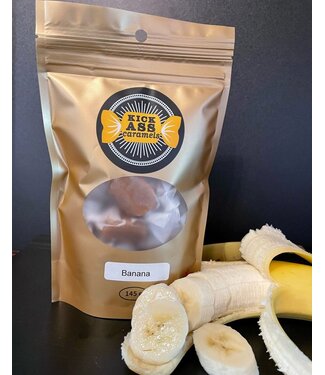 Kick Ass Caramels Banana Caramels - Bag of 12