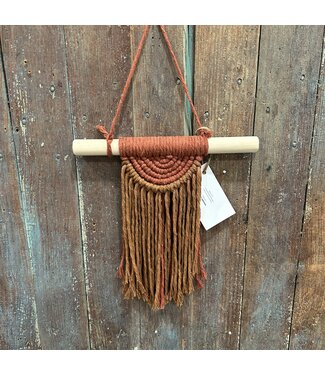 Woven Art Studios (C) Small Macrame wall hanging Color