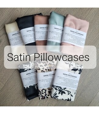 PKCo. (C) Satin Pillowcase Standard- assorted colours