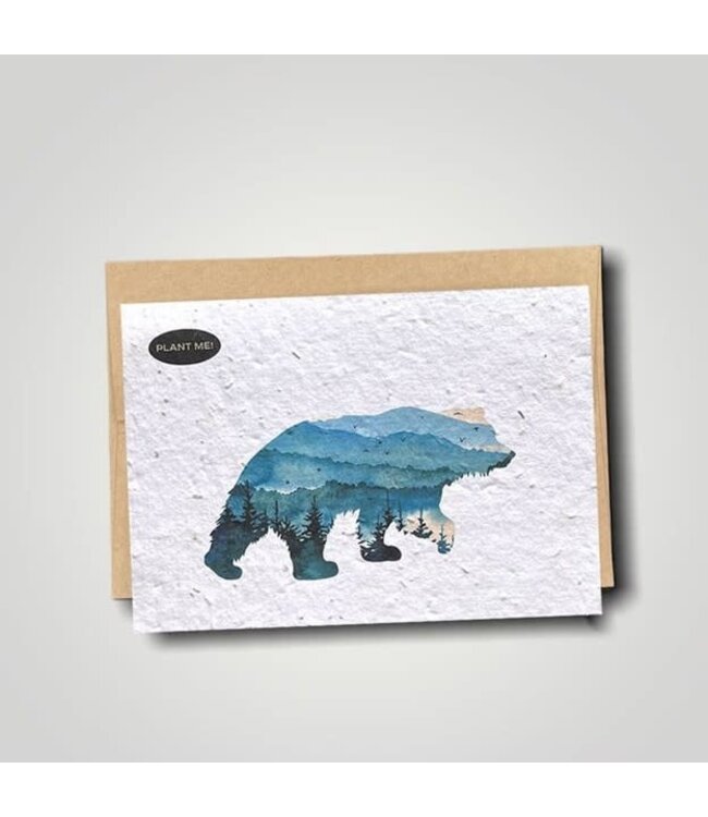 Bear Plantable Greeting Card