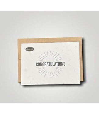 Plantable Greetings Congratulations Plantable Greeting Card
