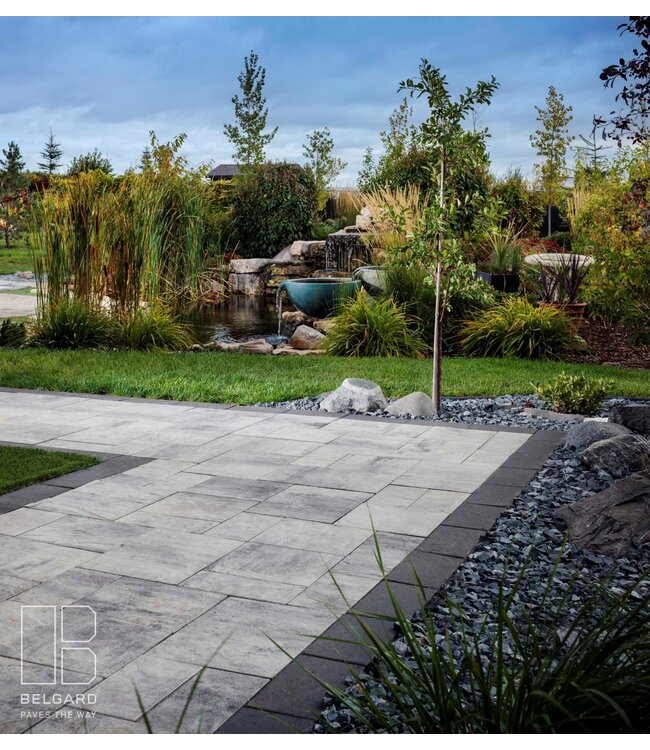 Belgard Origins 12 3-Piece Modular Paver (Slate Textured Finish) (Price per Pallet Layer - 12 SqFt)