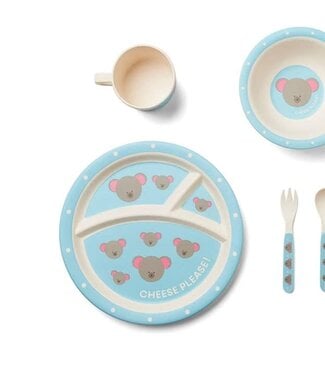 Red Rover 20020 Dinner Set, Mouse Design, 5 Piece