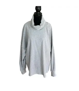 PKCo. (C) Women's Oversized Cowl Sweater | S/M Heather Grey