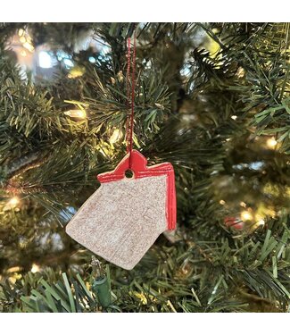 Crafty Inagoodway (C) Handcrafted 3" House Ornament